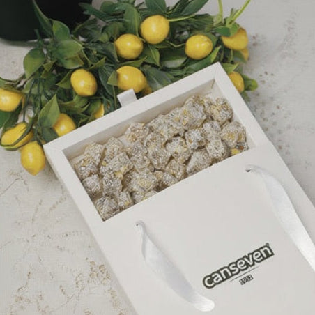 Limonlu Antep Fıstıklı Çifte Kavrulmuş Lokum